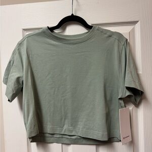 Lululemon Green Crop Top